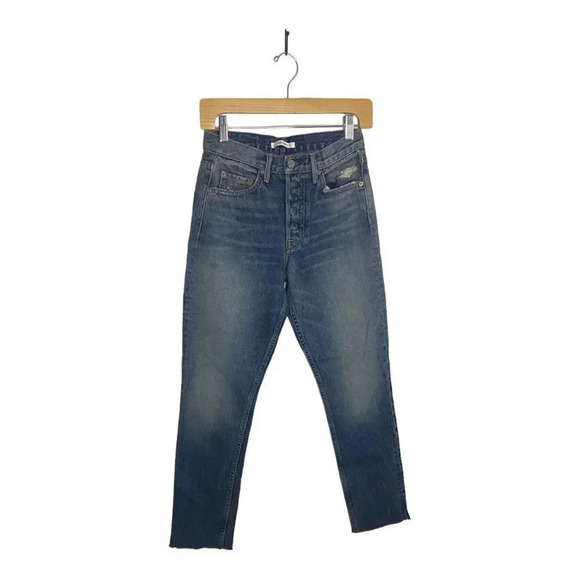 New GRLFRND Karolina High Rise Button Fly Skinny Jeans in Whole Lotta Love Size - Picture 3 of 7